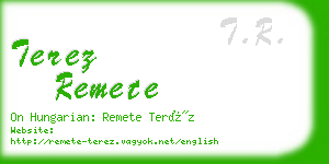 terez remete business card